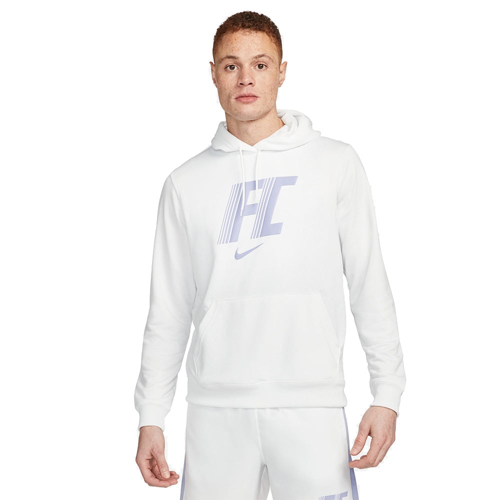 Nike FC Dri-Fit Hettegenser Hvit