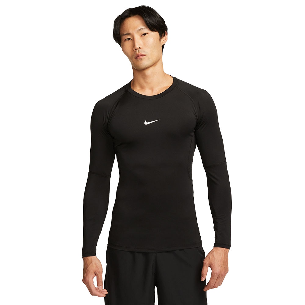 Nike Pro Dri-Fit Langermet Baselayer Overdel Sort