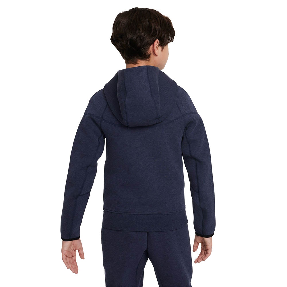 Nike NSW Tech Fleece Hettegenser Barn Marine