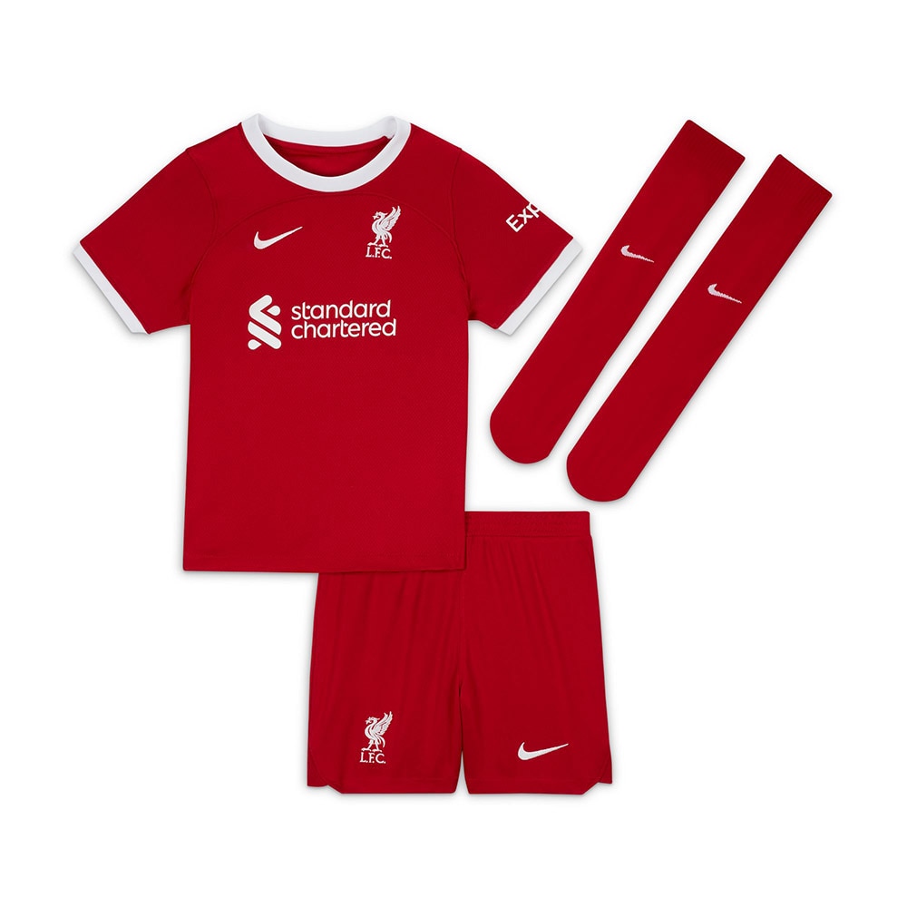 Nike Liverpool FC Draktsett 23/24 Hjemme Barn