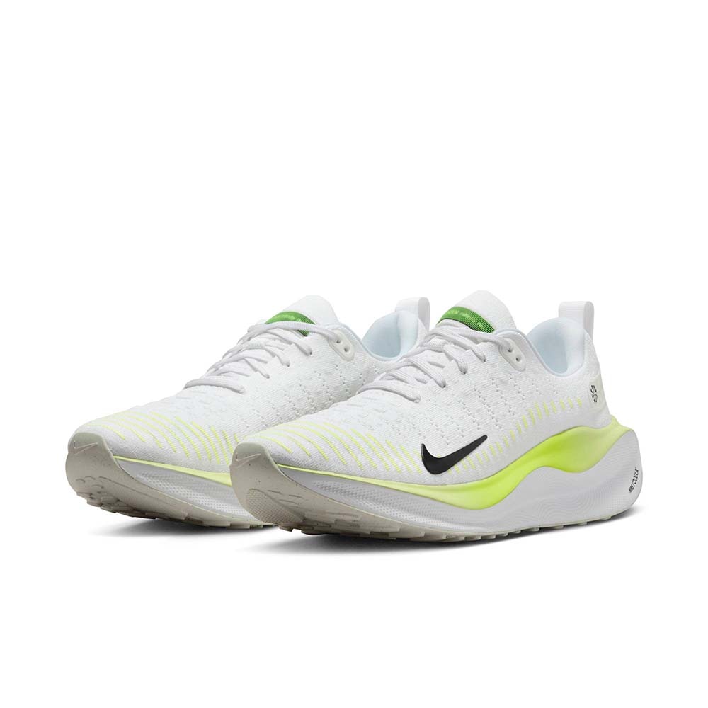 Nike React InfinityRN 4 Joggesko Herre Hvit/Grønn