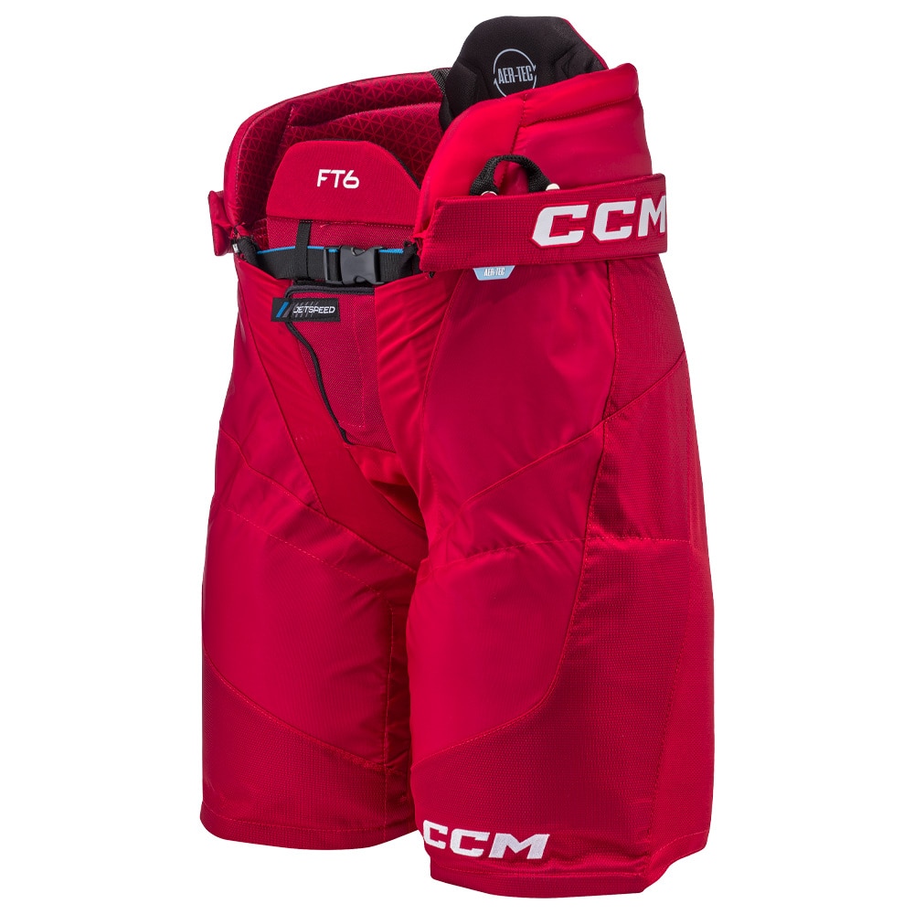 Ccm JetSpeed FT6 Junior Hockeybukse Rød