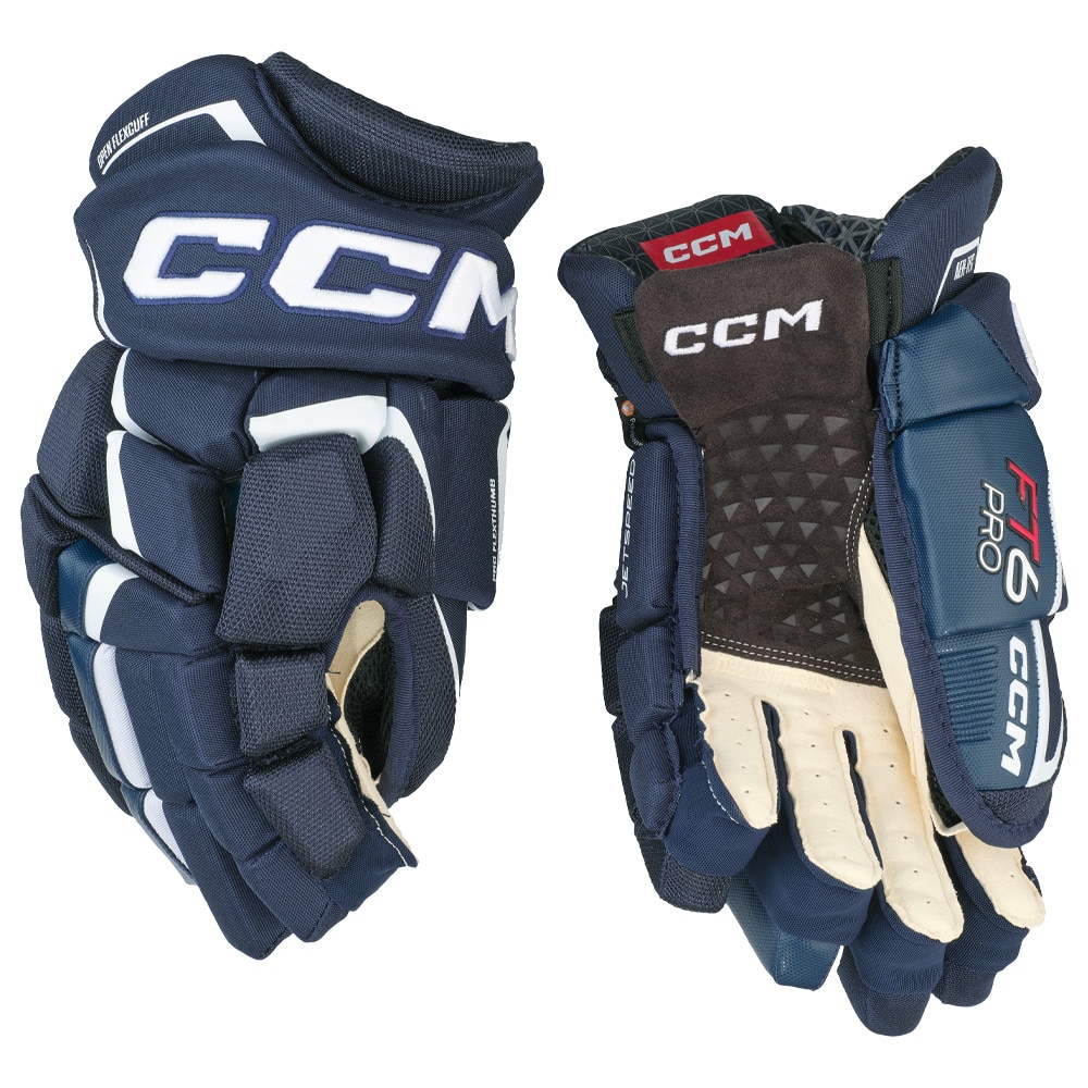 Ccm JetSpeed FT6 PRO Junior Hockeyhanske Marine