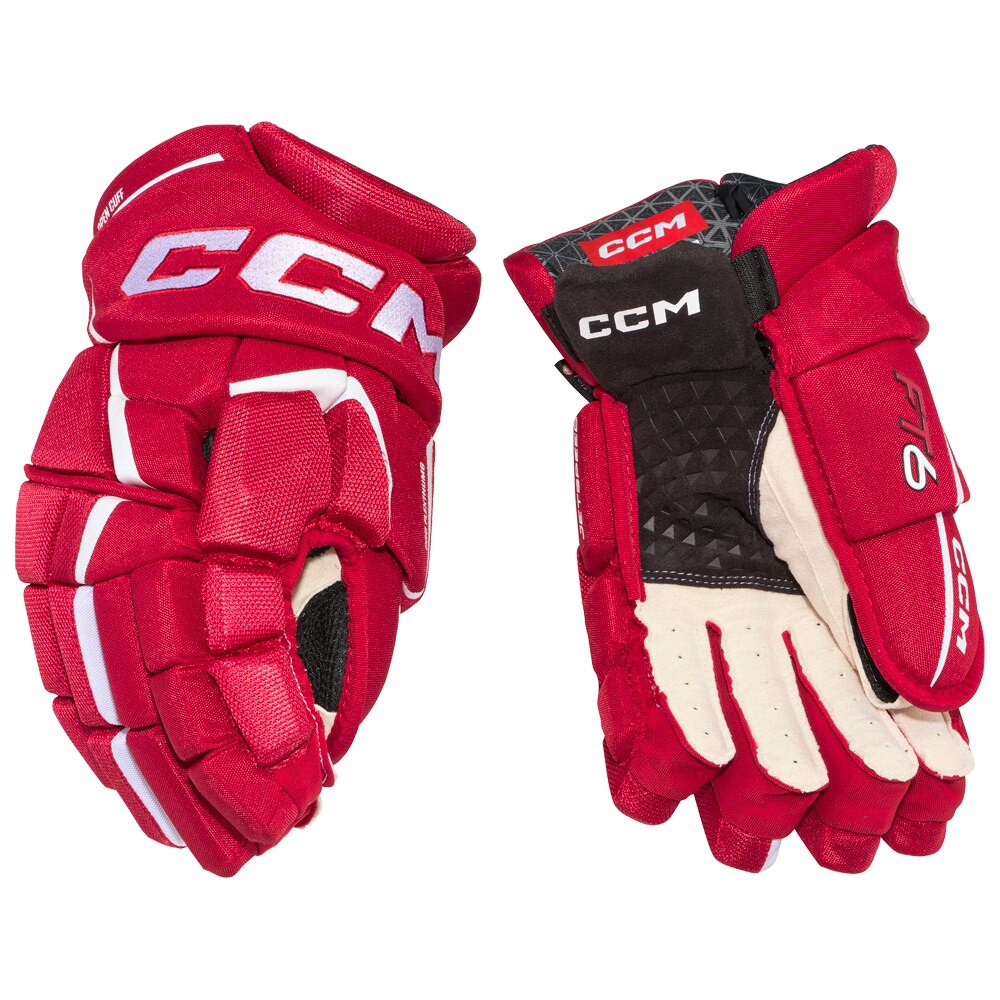 Ccm JetSpeed FT6 Hockeyhanske Rød