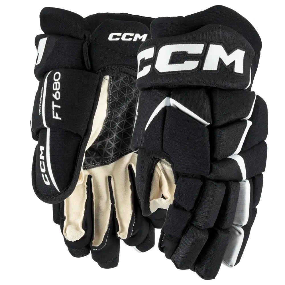 Ccm JetSpeed FT680 Junior Hockeyhanske Svart