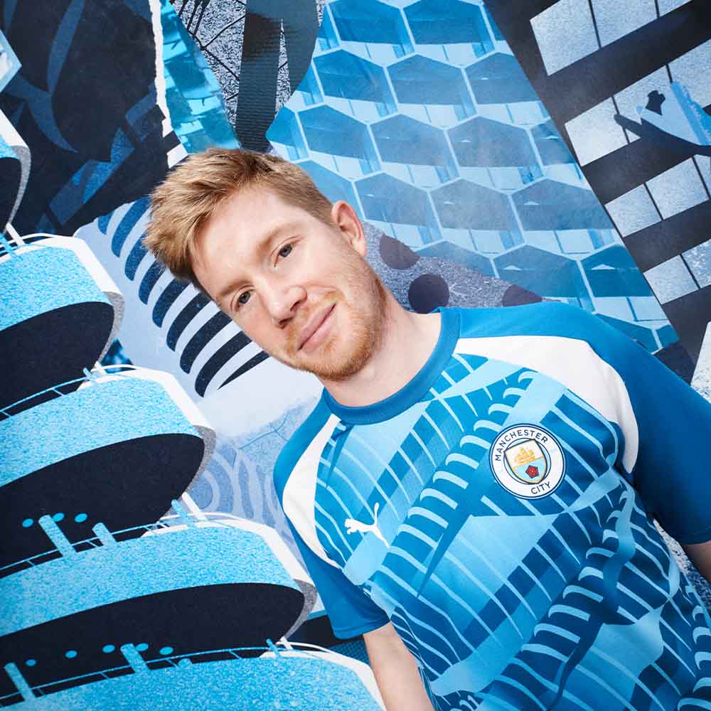 Puma Manchester City Pre Match Fotballtrøye 23/24