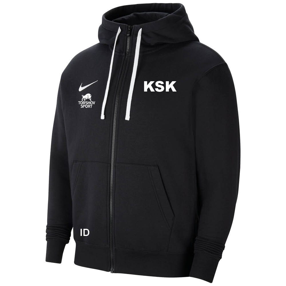 Nike Karmøy Styrkeløftklubb Full-Zip Hettegenser Sort