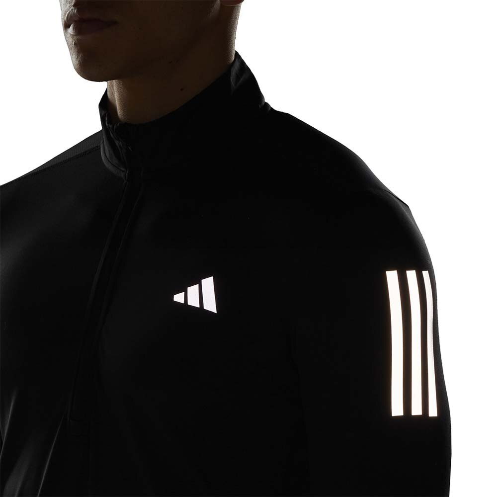 Adidas Own The Run 1/4 Zip Langermet Trøye Herre Sort