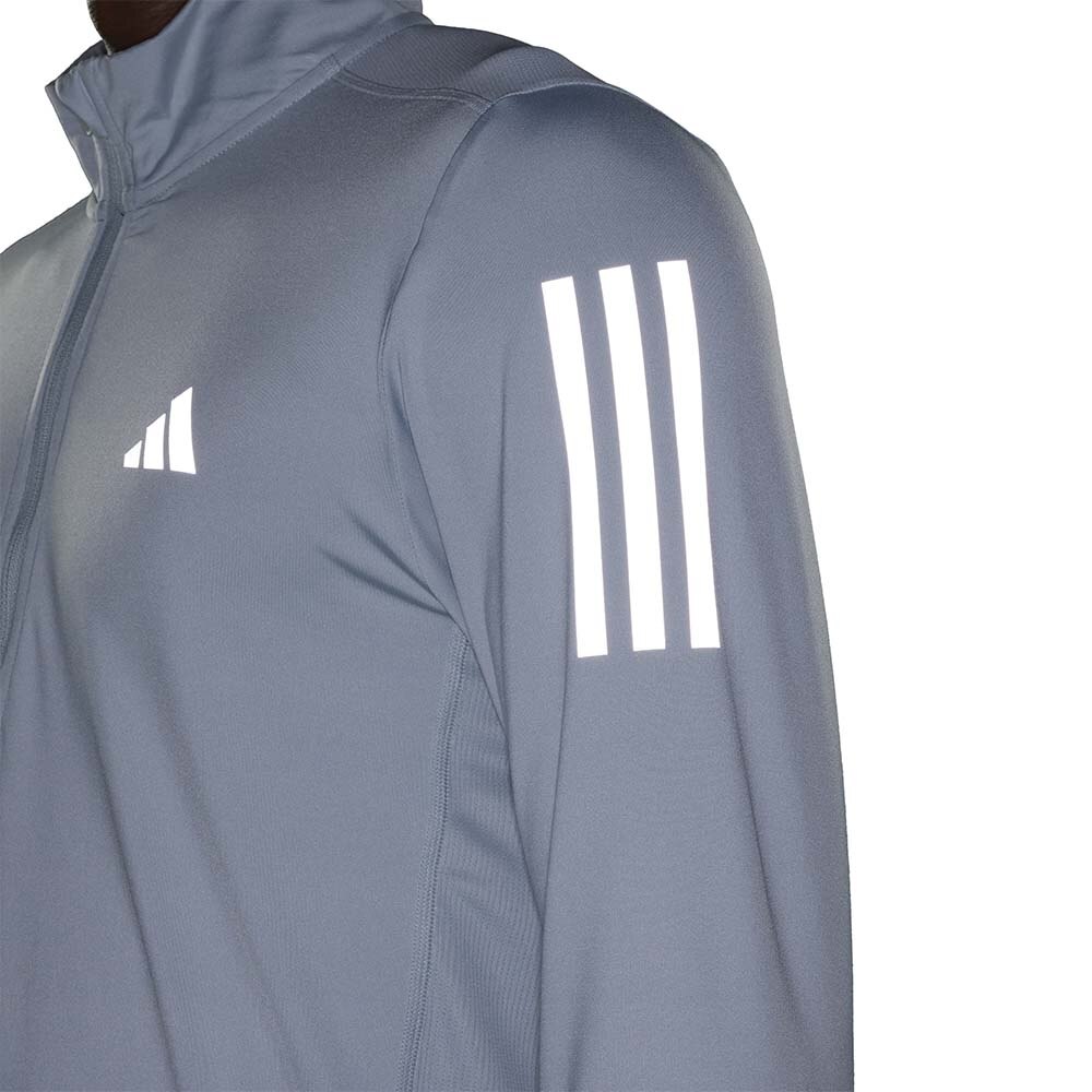 Adidas Own The Run 1/4 Zip Langermet Trøye Herre Lys Grønn