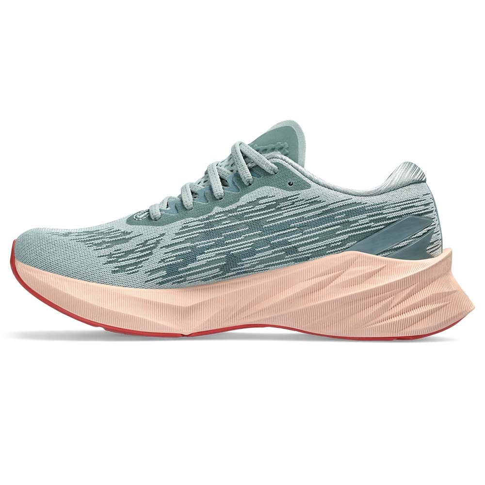 Asics Novablast 3 Joggesko Dame Gråblå/Rosa