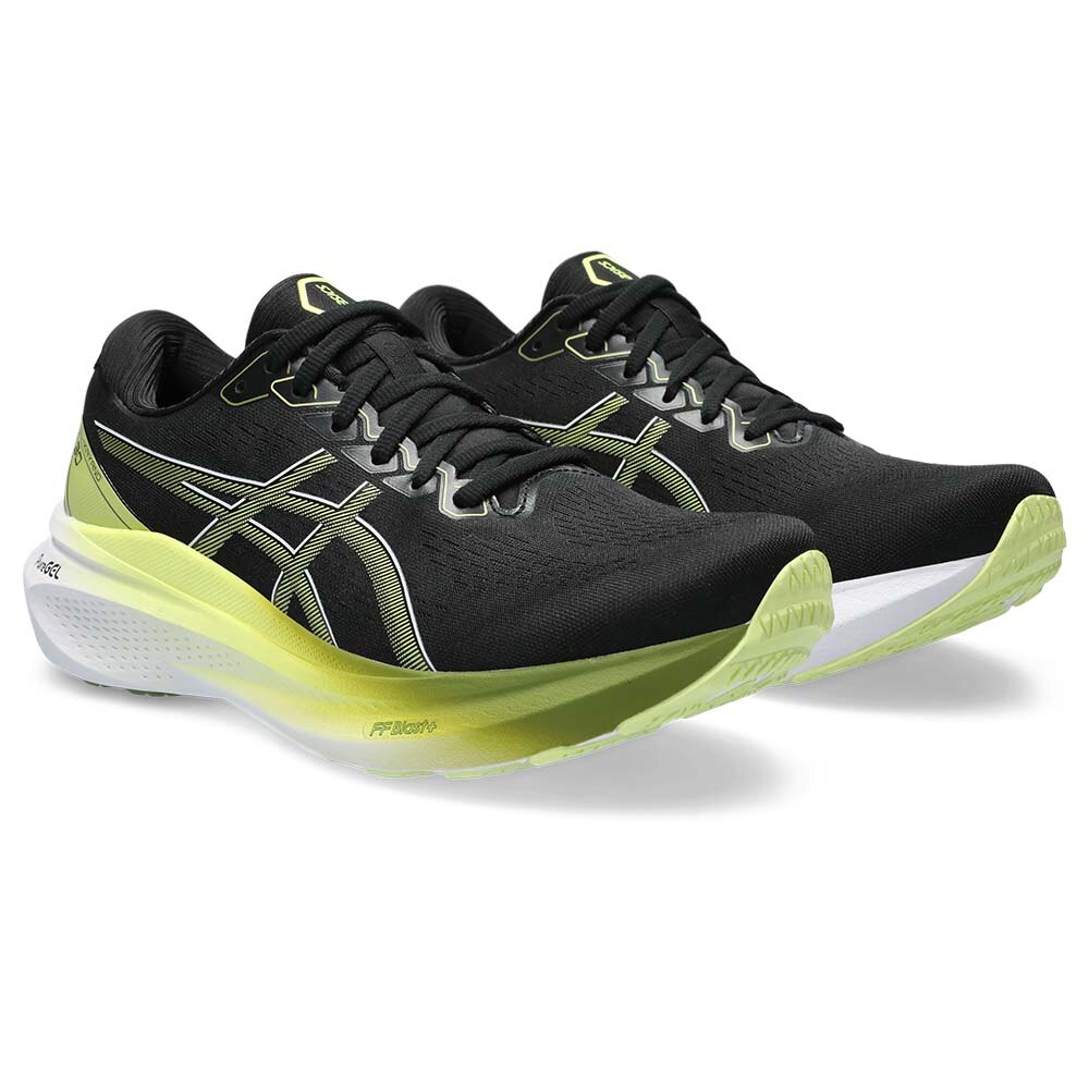 Asics Gel-Kayano 30 Joggesko Herre Sort/Gul