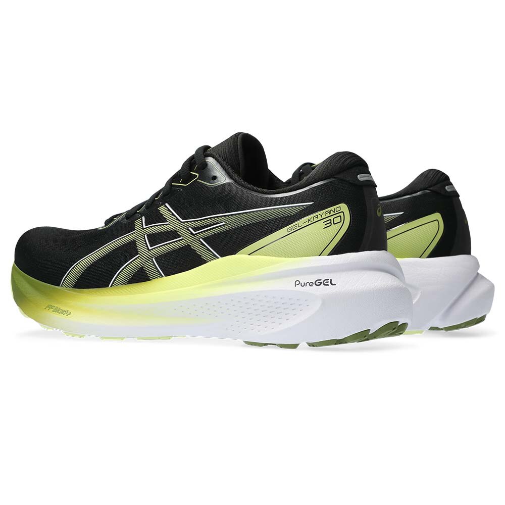 Asics Gel-Kayano 30 Joggesko Herre Sort/Gul