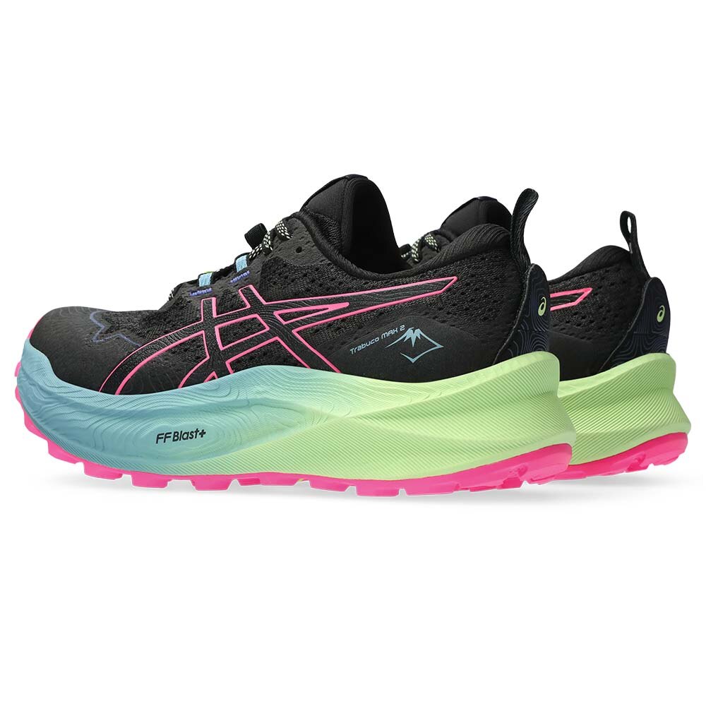 Asics Trabuco Max 2 Joggesko Dame Sort/Flerfarget