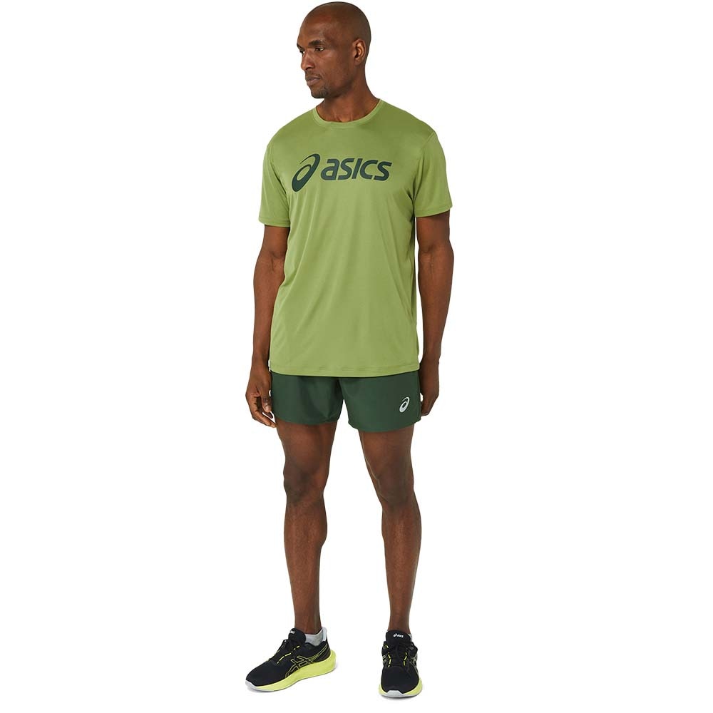 Asics Core 5in Løpeshorts Herre Grønn