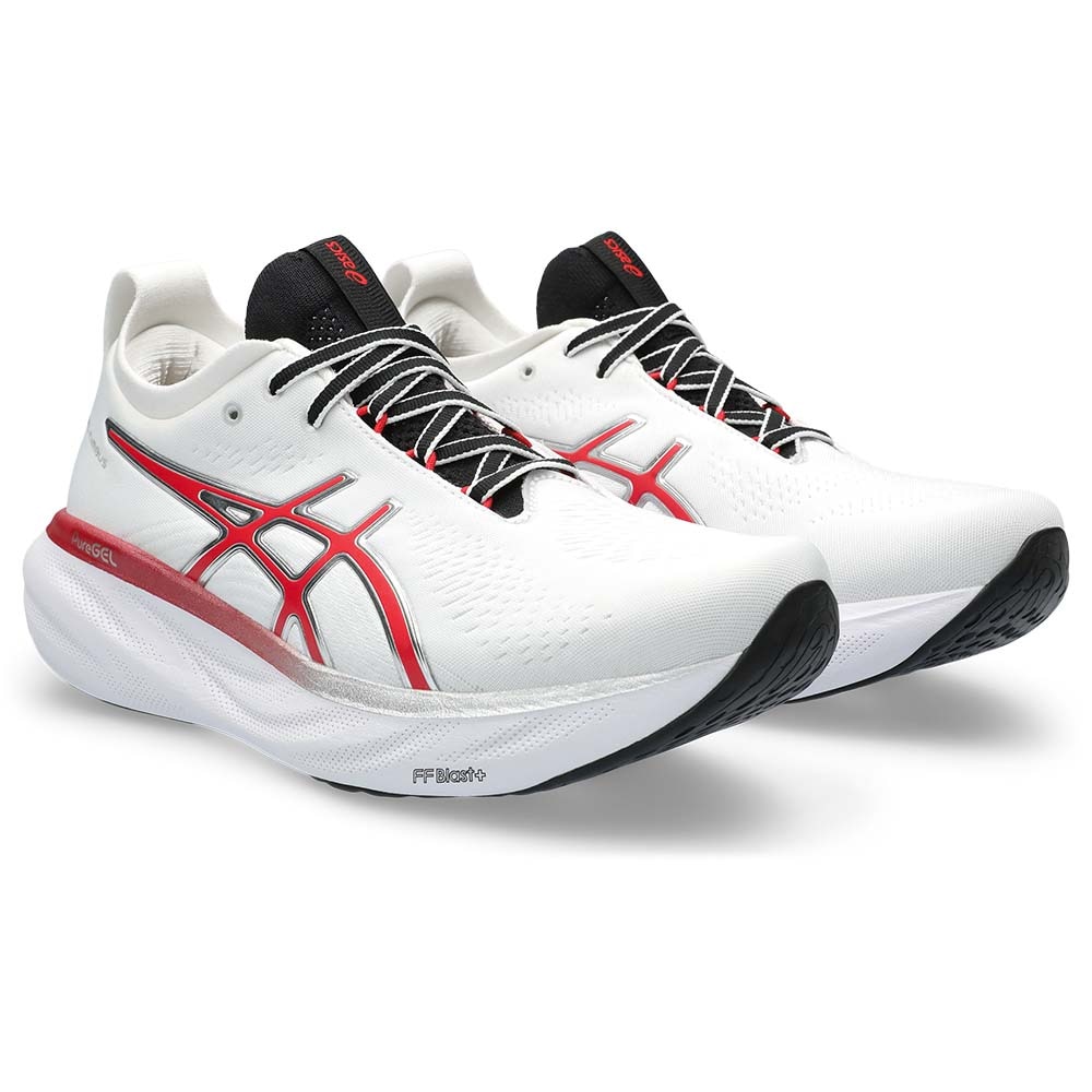 Asics Gel-Nimbus 25 Anniversary Joggesko Herre Hvit/Rød
