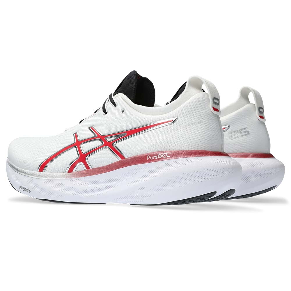 Asics Gel-Nimbus 25 Anniversary Joggesko Herre Hvit/Rød