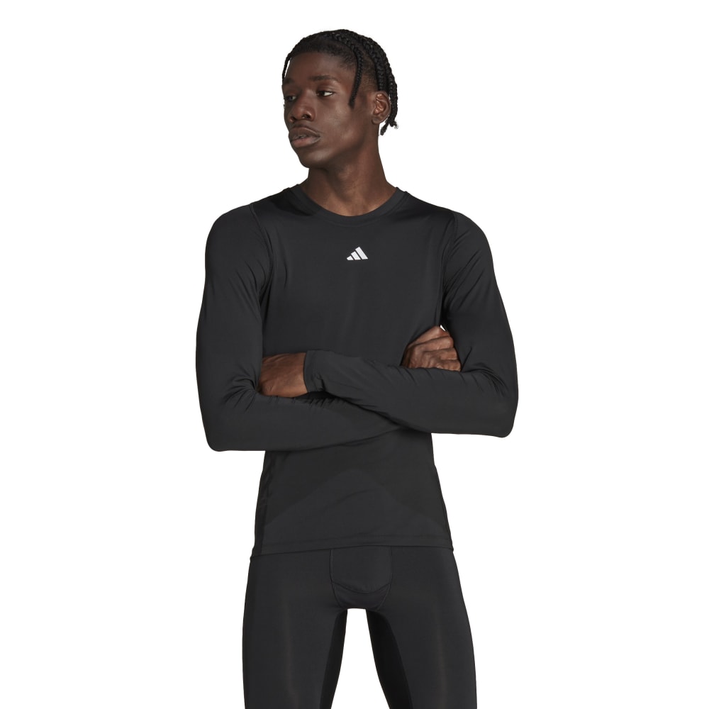 Adidas Techfit Baselayer Treningstrøye Sort