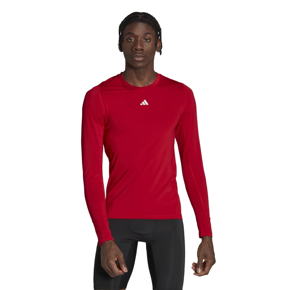 Adidas Techfit Baselayer Treningstrøye Rød