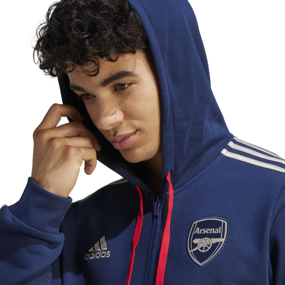 Adidas Arsenal DNA FullZip Hettegenser 23/24