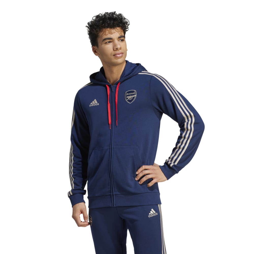 Adidas Arsenal DNA FullZip Hettegenser 23/24