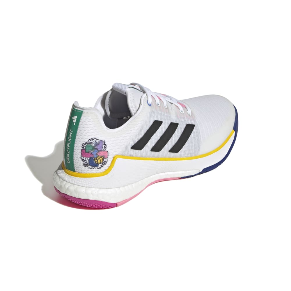 Adidas Crazyflight Hallsko Dame Hvit/Multicolor