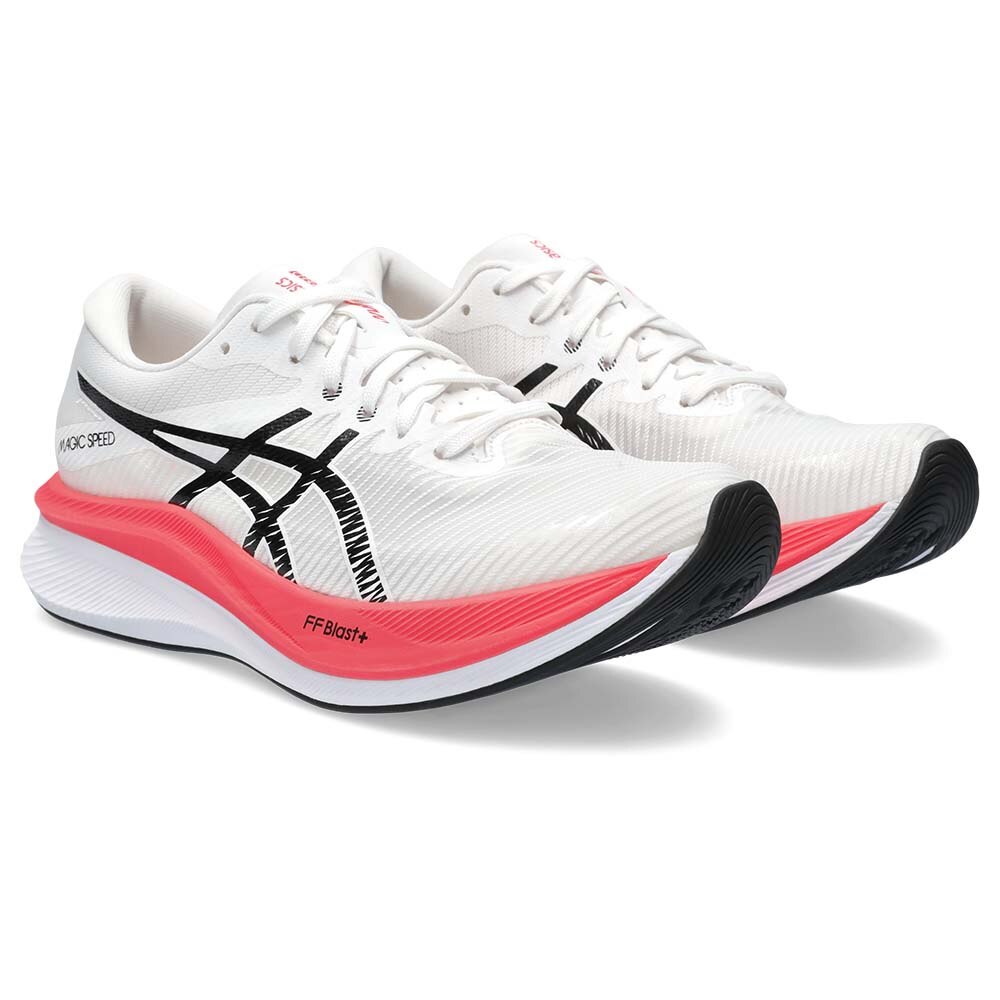 Asics Magic Speed 3 Joggesko Dame Hvit/Rosa