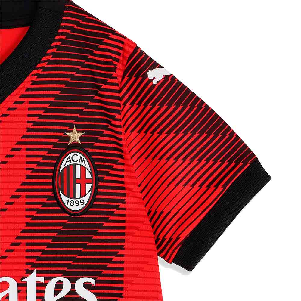 Puma AC Milan Fotballdrakt 23/24 Hjemme Barn