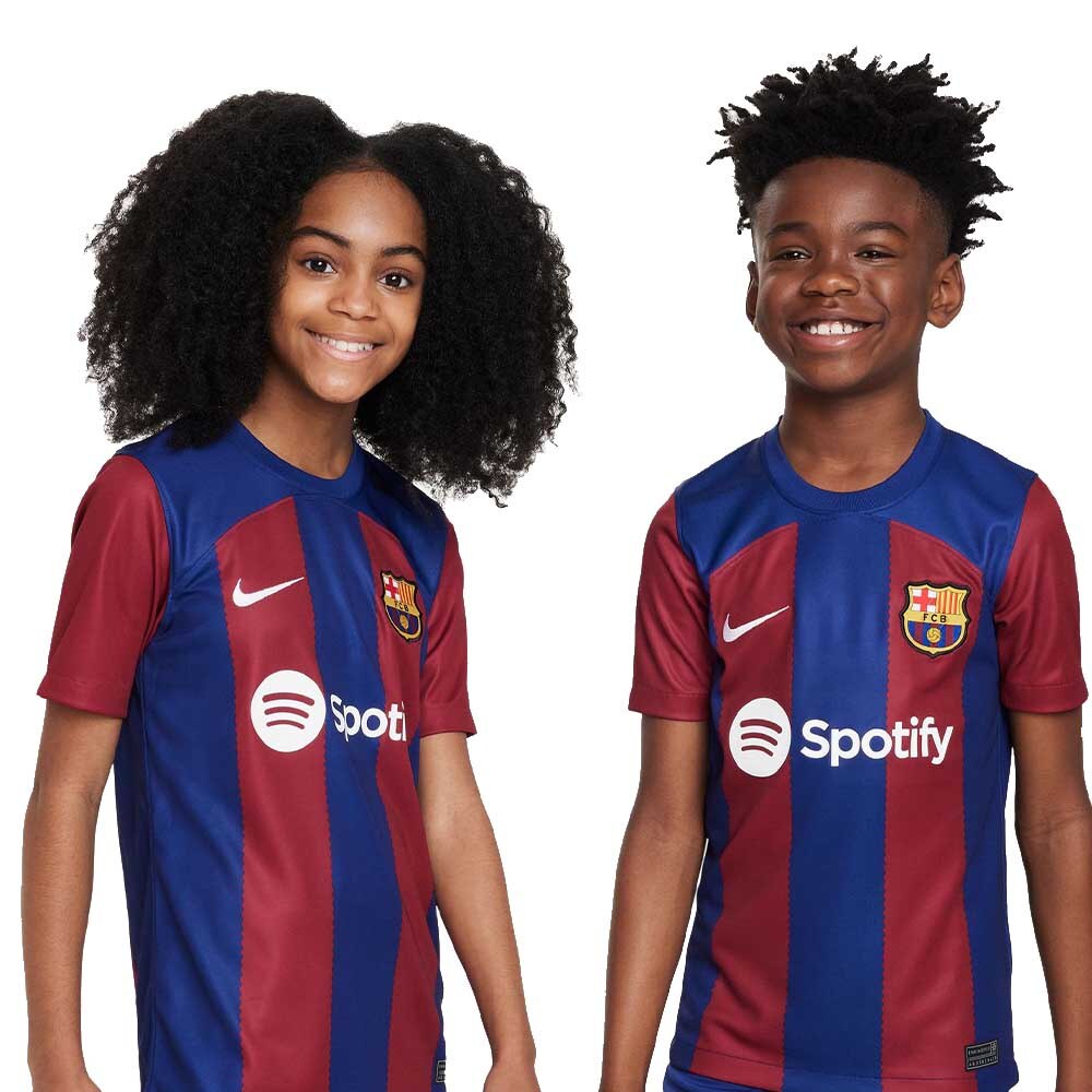 Nike FC Barcelona Fotballdrakt 23/24 Hjemme Barn