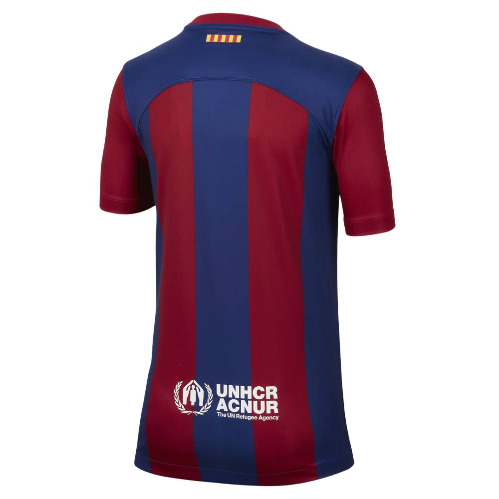 Nike FC Barcelona Fotballdrakt 23/24 Hjemme Barn