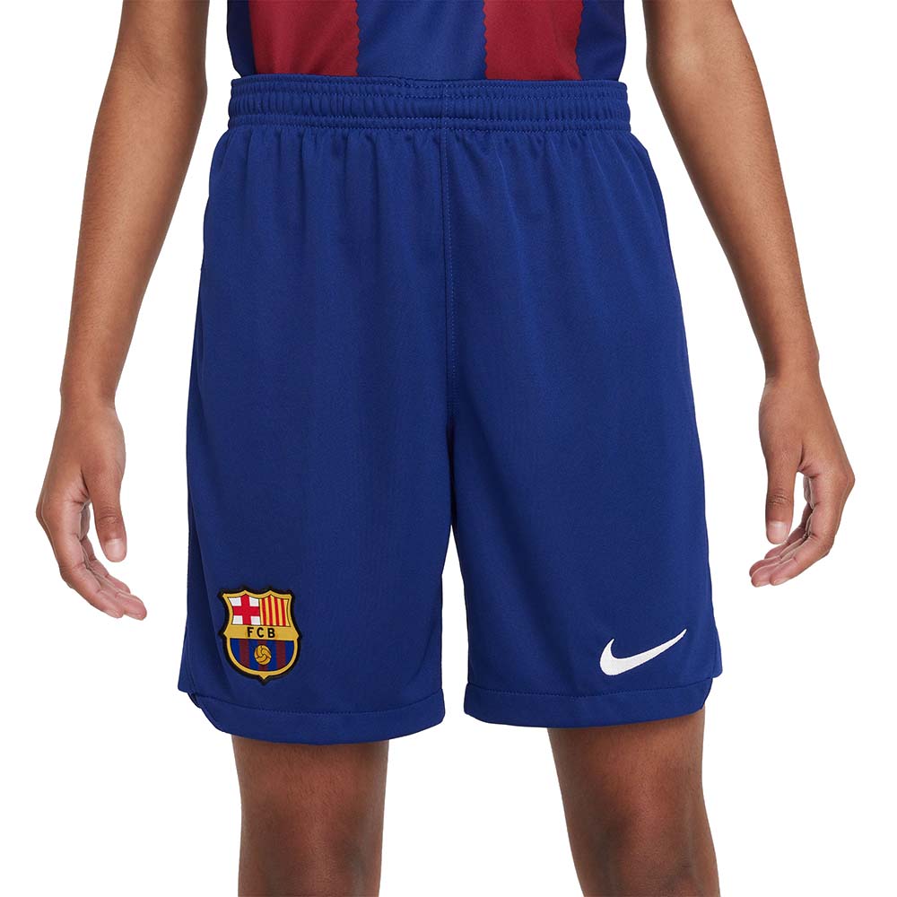 Nike FC Barcelona Fotballshorts 23/24 Hjemme Barn