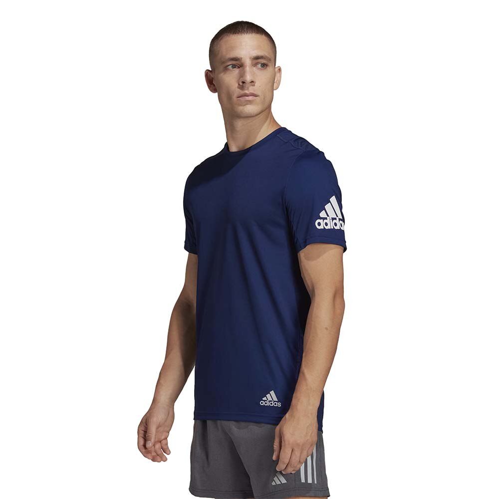 Adidas Run It Kortermet Trøye Herre Mørk Blå