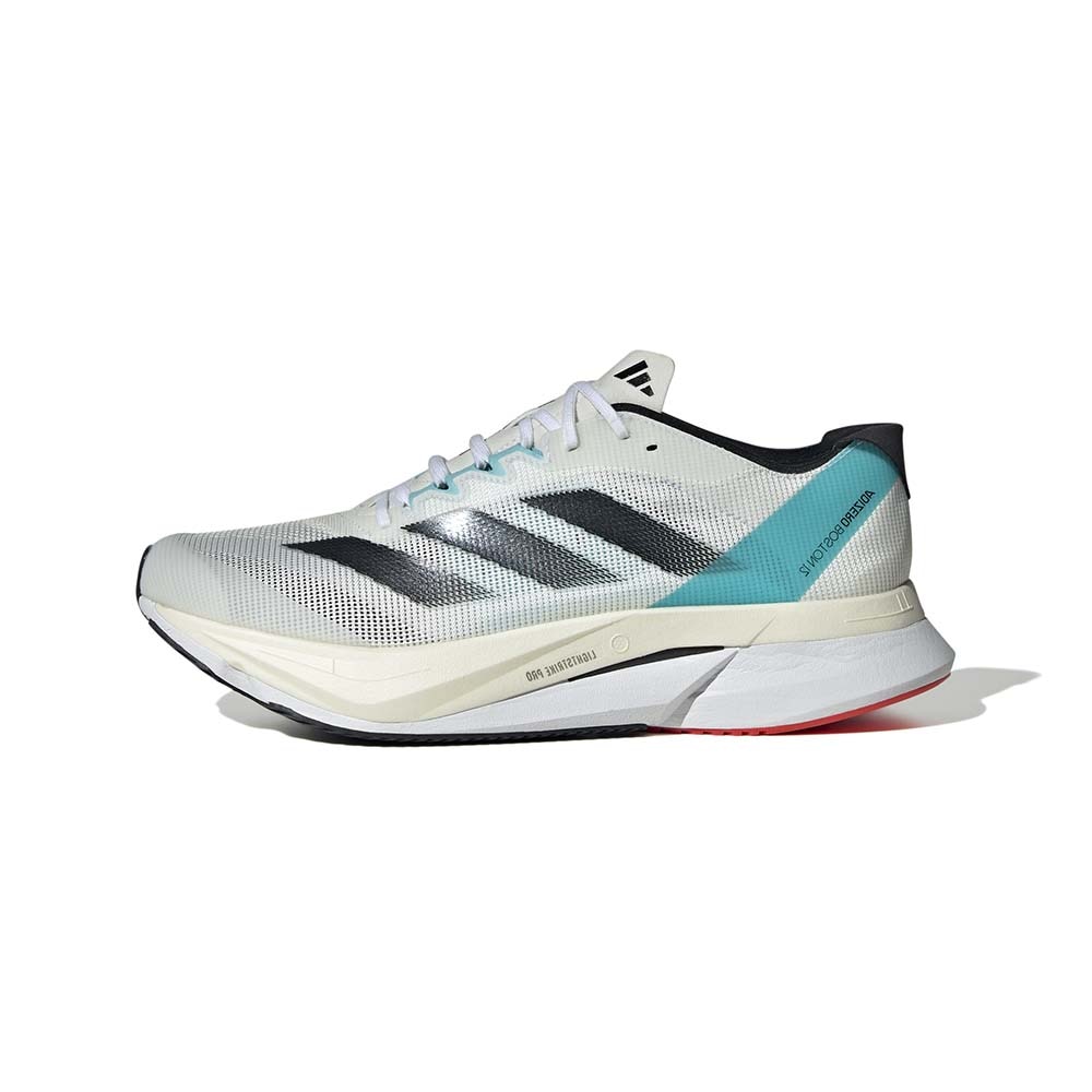 Adidas Adizero Boston 12 Joggesko Herre Hvit/Sort/Turkis