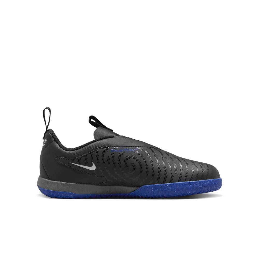 Nike Phantom GX Academy Futsal Innendørs Fotballsko Barn Shadow Sort/Blå