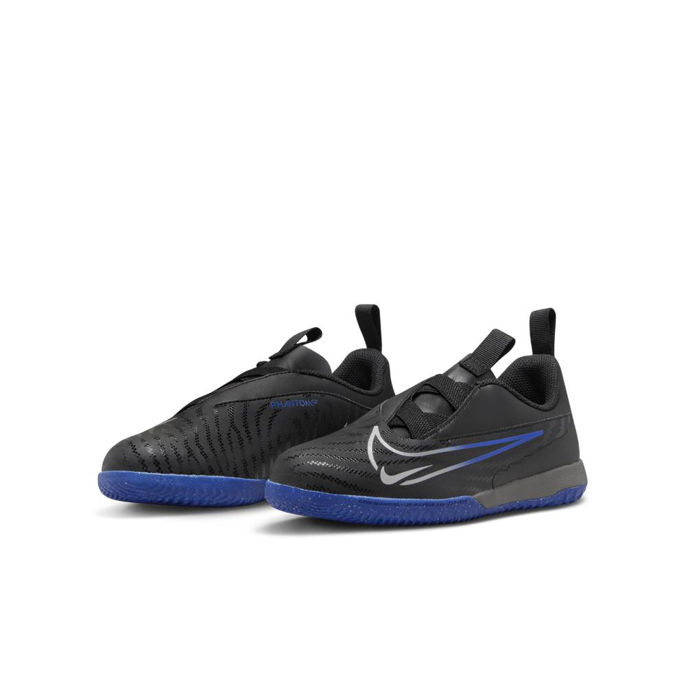 Nike Phantom GX Academy Futsal Innendørs Fotballsko Barn Shadow Sort/Blå