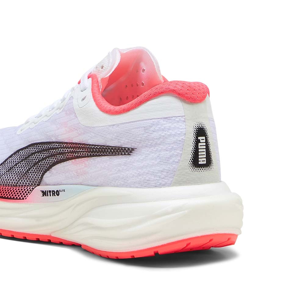 Puma Deviate Nitro 2 Joggesko Dame Hvit/Rosa