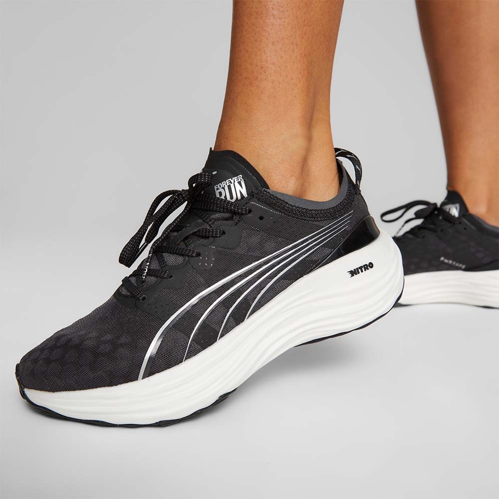 Puma ForeverRun Nitro Joggesko Dame Sort/Hvit