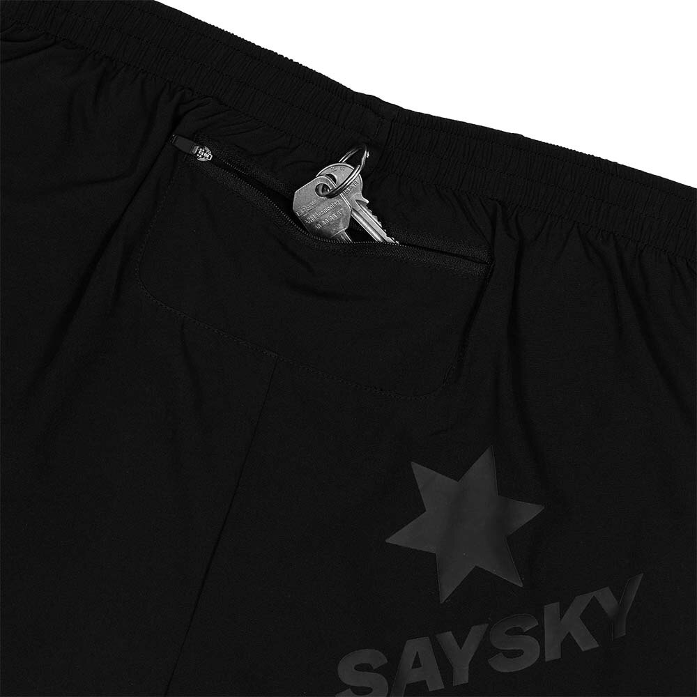 Saysky Pace 6in Løpeshorts Herre Sort