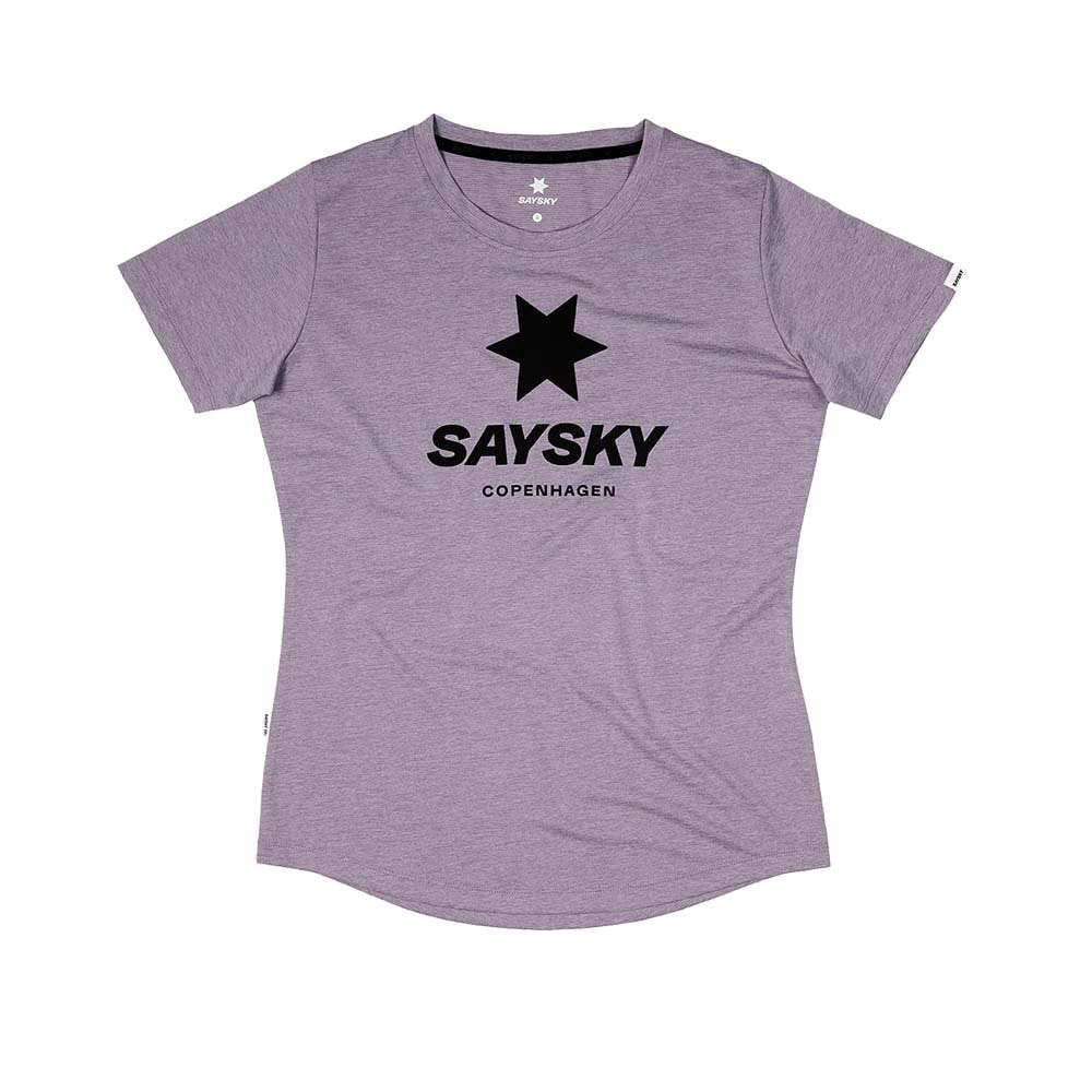 Saysky Logo Combat Kortermet Trøye Dame Lilla