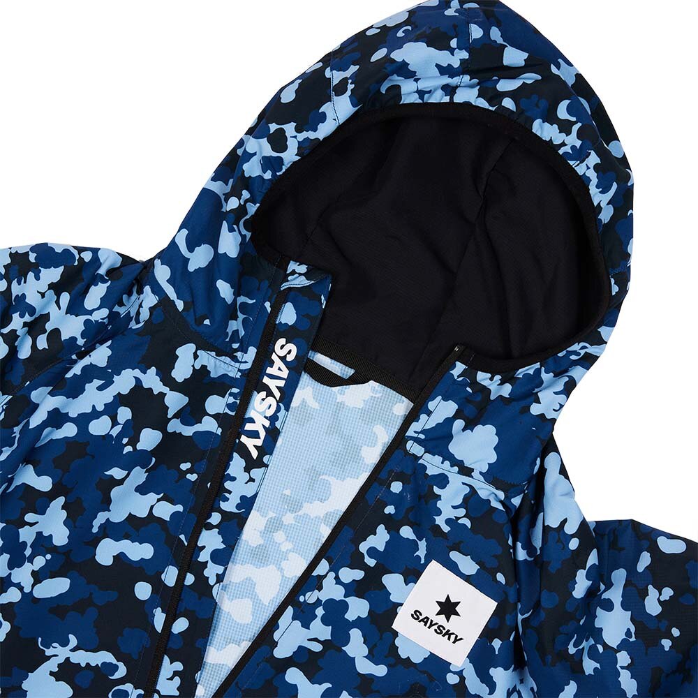 Saysky Camo Pace Løpejakke Unisex Blå/Sort