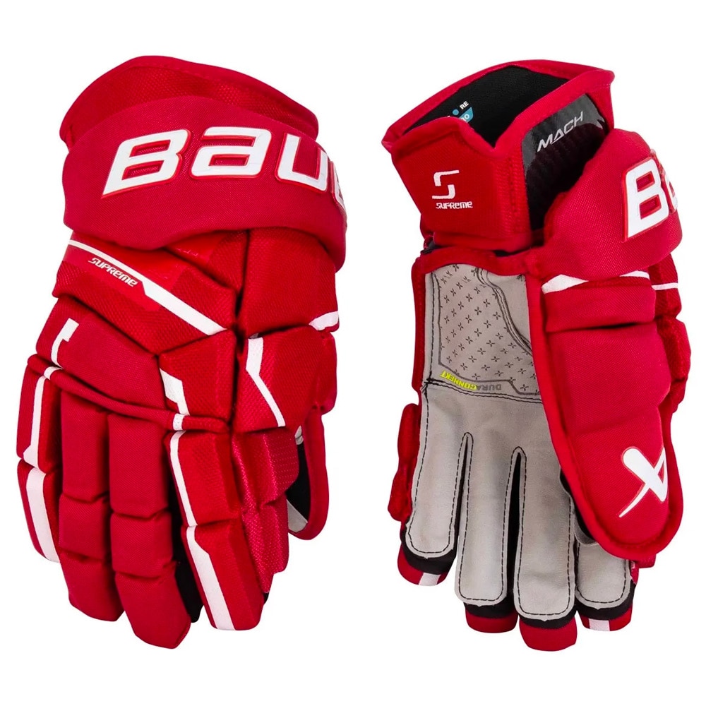 Bauer Supreme Mach Hockeyhanske Rød