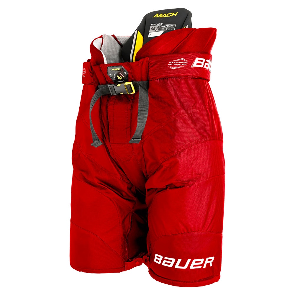 Bauer Supreme Mach Hockeybukse Rød