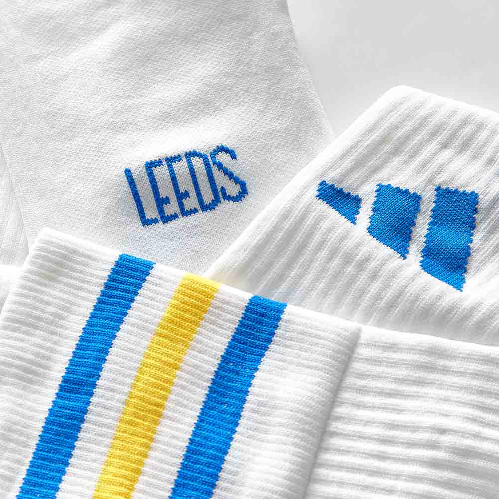 Adidas Leeds United Fotballstrømper 23/24 Hjemme