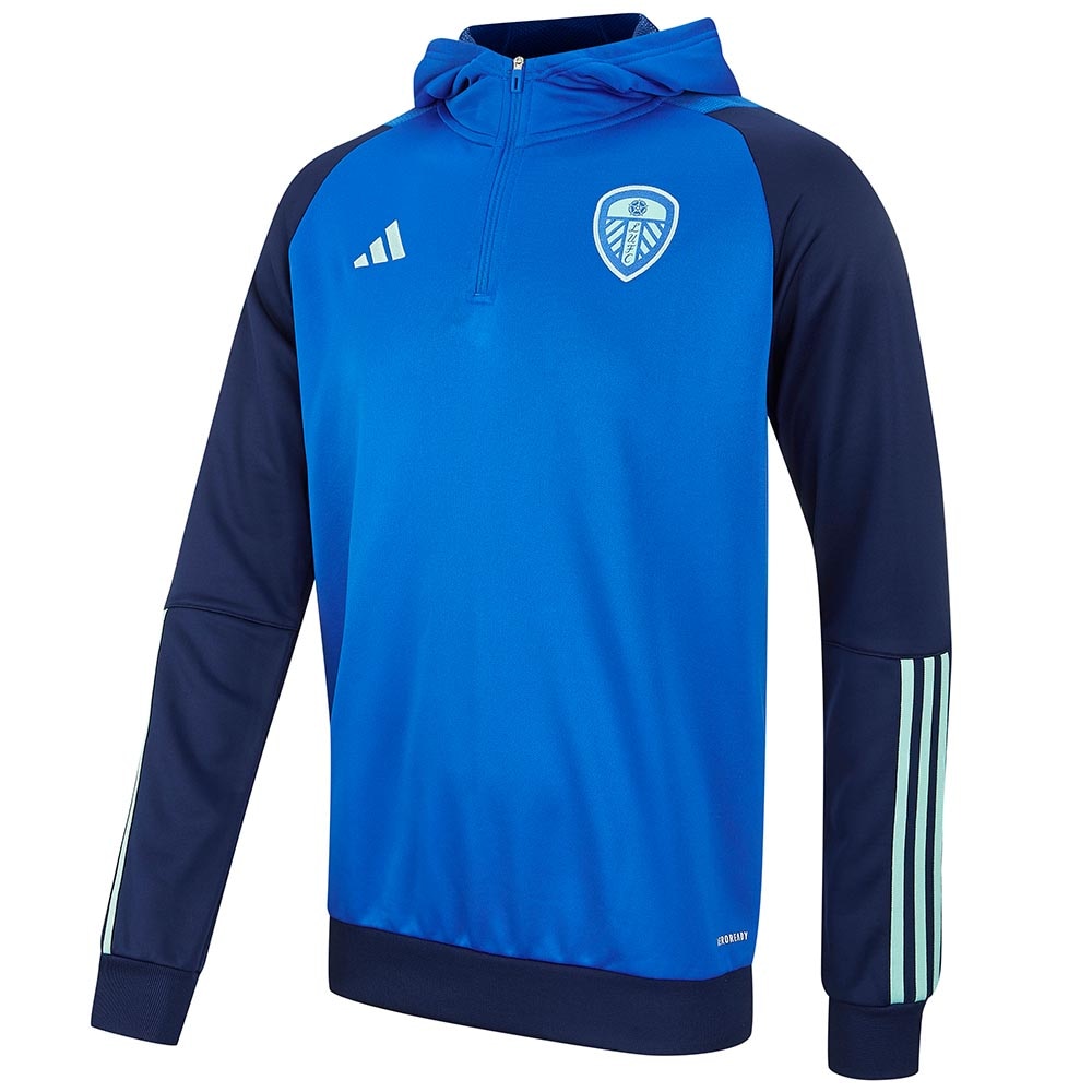 Adidas Leeds United Hoodie Treningsgenser