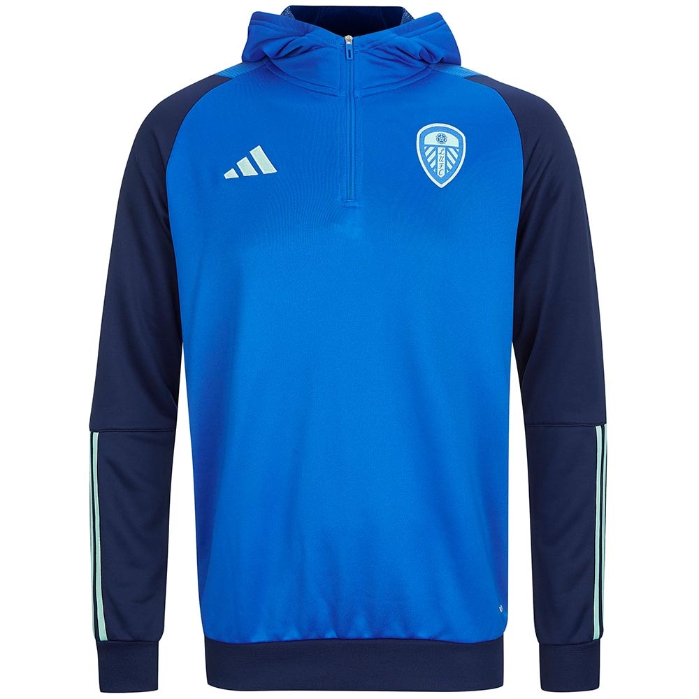 Adidas Leeds United Hoodie Treningsgenser