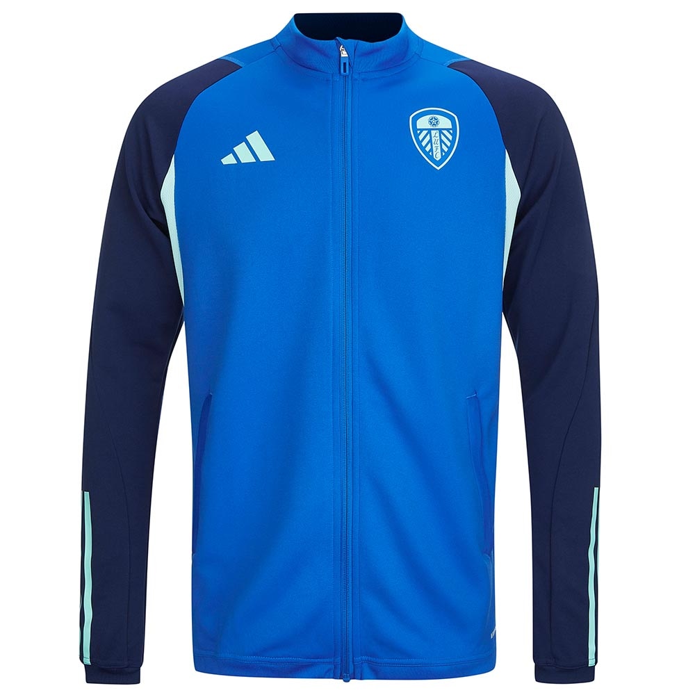 Adidas Leeds United Full-Zip Treningsgenser