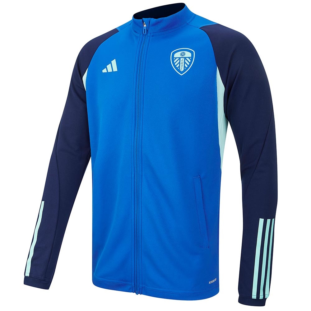 Adidas Leeds United Full-Zip Treningsgenser