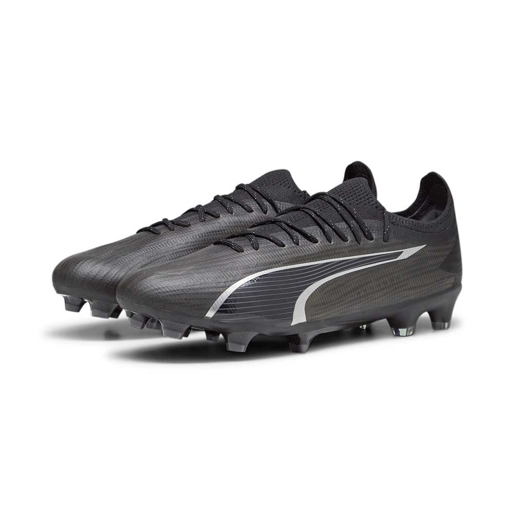 Puma Ultra Ultimate FG/AG Fotballsko Eclipse Sort/Sølv