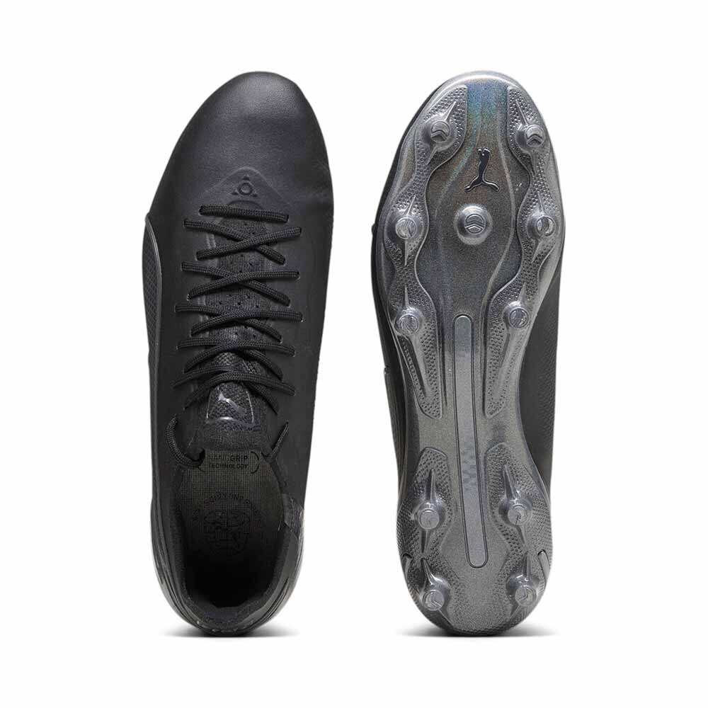 Puma King Ultimate FG/AG Fotballsko Sort/Sort Eclipse