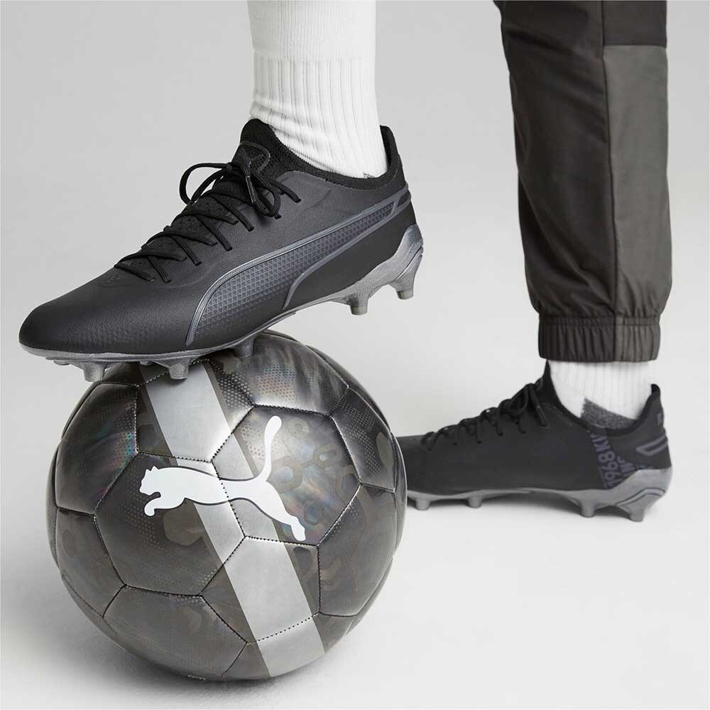 Puma King Ultimate FG/AG Fotballsko Sort/Sort Eclipse