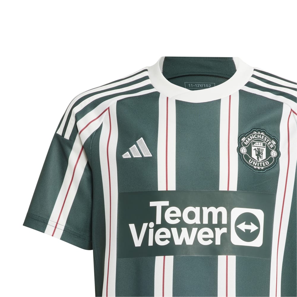 Adidas Manchester United Fotballdrakt 23/24 Borte Barn